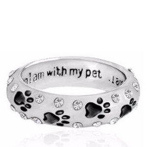Ring - When I Am With My Pet Black Paw